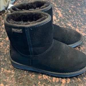 Minnetonka Ankle Boots - Suede, Sheepskin